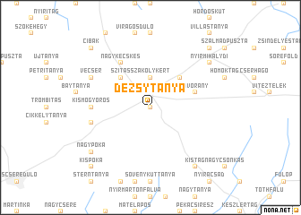 map of Dézsytanya