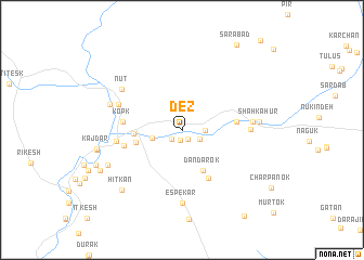 map of Dez