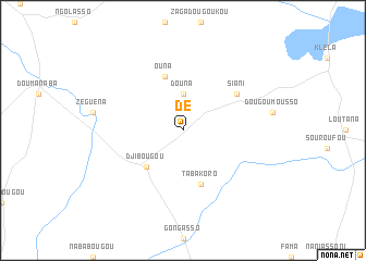 map of Dé