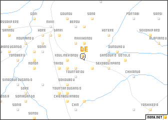 map of Dé