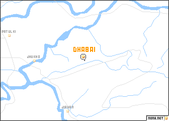 map of Dhabai