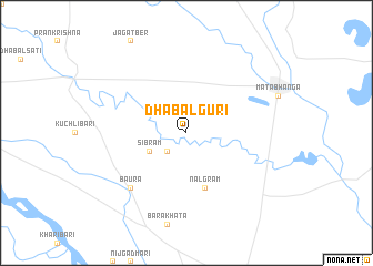 map of Dhabalguri