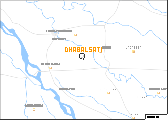 map of Dhabalsati