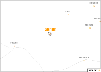 map of Dhāba