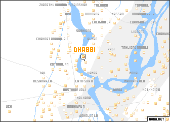 map of Dhabbi