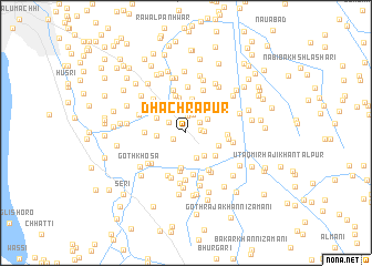 map of Dhachrāpur