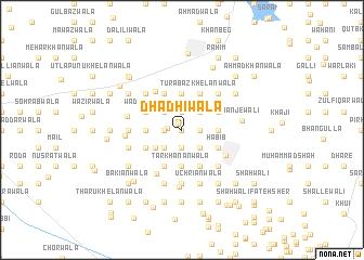 map of Dhadhiwāla