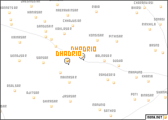 map of Dhādrio