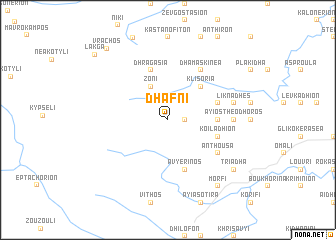 map of Dháfni