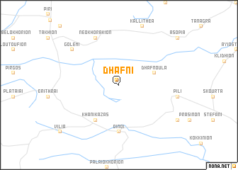 map of Dháfni