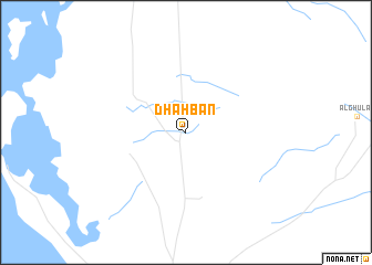 map of Dhahbān