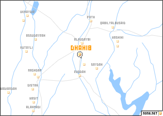 map of Dhāhib