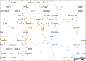map of Dhahiro