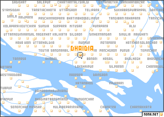 map of Dhāidia