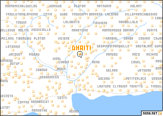 map of DʼHaïti