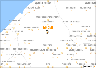 map of Dhaji