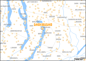 map of Dhak Budha