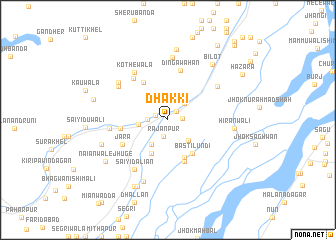 map of Dhakki