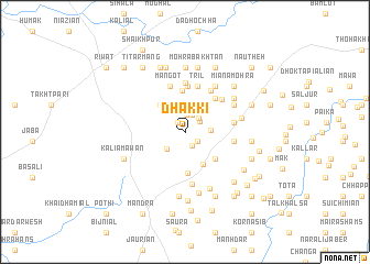map of Dhakki