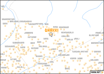 map of Dhakki