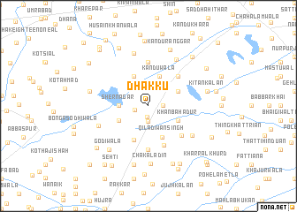 map of Dhakku