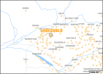 map of Dhākowāla