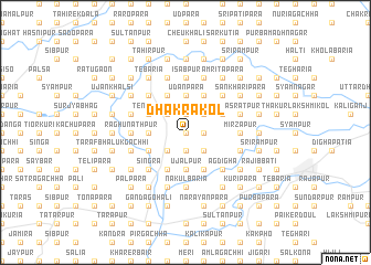 map of Dhakrākol