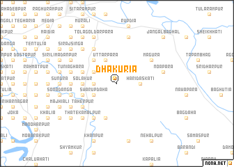 map of Dhākuria