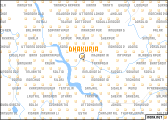 map of Dhākuria