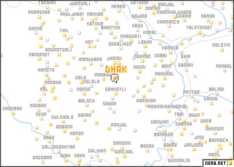 map of Dhak