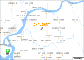 map of Dhalghāt