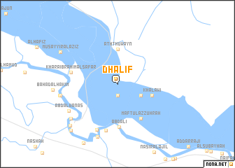 map of Dhalif