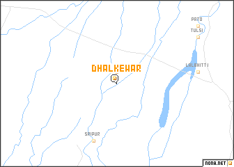 map of Dhalkewar
