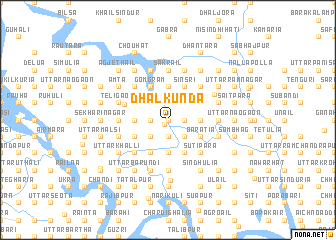 map of Dhalkunda
