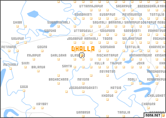 map of Dhalla