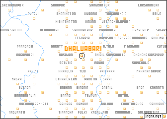map of Dhaluābāri