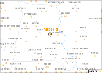 map of Dhālua