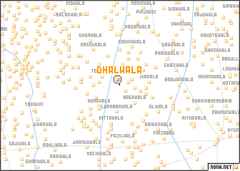 map of Dhālwāla