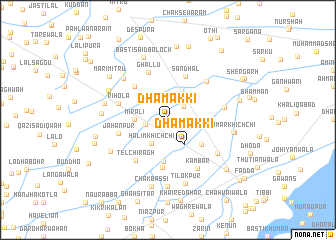 map of Dhamakki