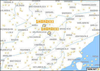 map of Dhamakki