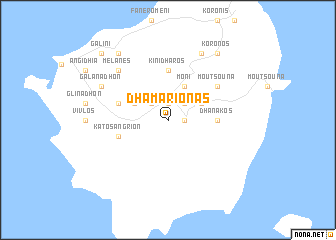 map of Dhamariónas