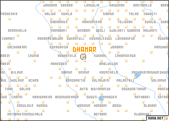 map of Dhāmār