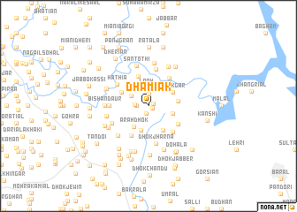 map of Dhamiāk