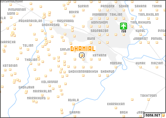 map of Dhamiāl