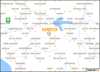map of Dhámiza