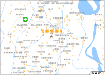 map of Dhamrāha