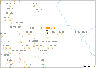 map of Dhanab