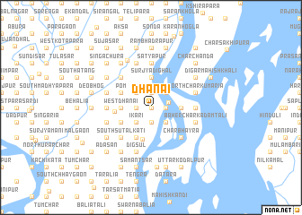 map of Dhanai