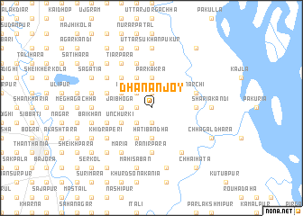 map of Dhananjoy