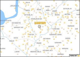 map of Dhanan